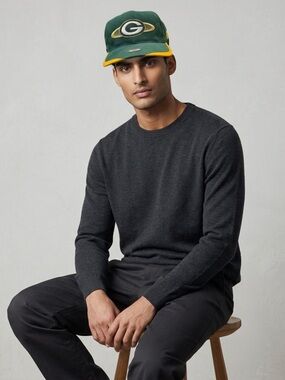 NFL Green and Yellow Green Bay Logo Snapback Hat​